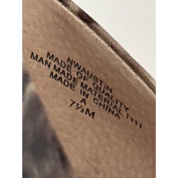 Nine West Leopard Print Patent Kitten Heels Women’s Size 7.5 Y2K Statement Pumps - Picture 14 of 14